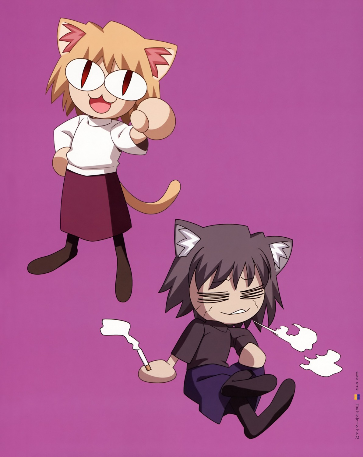 type-moon takeuchi takashi tsukihime neko arc neko chaos animal ears